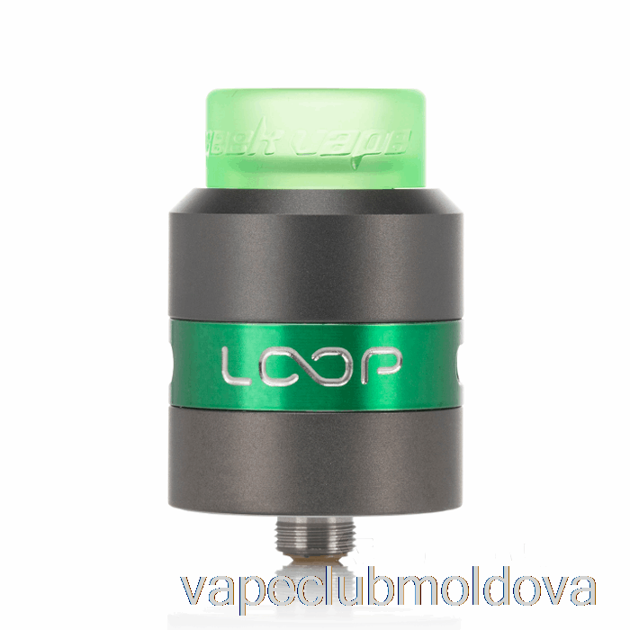 Kit Vape Pod Geek Vape Loop 24mm Rda Gunmetal / Verde